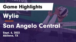 Wylie  vs San Angelo Central  Game Highlights - Sept. 6, 2022