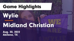 Wylie  vs Midland Christian  Game Highlights - Aug. 30, 2022