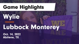 Wylie  vs Lubbock Monterey  Game Highlights - Oct. 14, 2022