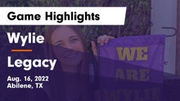 Wylie  vs Legacy Game Highlights - Aug. 16, 2022