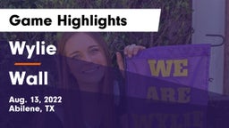 Wylie  vs Wall Game Highlights - Aug. 13, 2022
