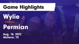 Wylie  vs Permian Game Highlights - Aug. 18, 2022