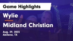 Wylie  vs Midland Christian  Game Highlights - Aug. 29, 2023