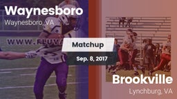 Matchup: Waynesboro High vs. Brookville  2017