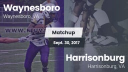Matchup: Waynesboro High vs. Harrisonburg  2017