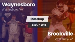 Matchup: Waynesboro High vs. Brookville  2018