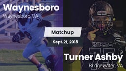 Matchup: Waynesboro High vs. Turner Ashby  2018