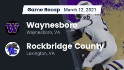 Recap: Waynesboro  vs. Rockbridge County  2021