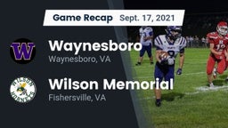 Recap: Waynesboro  vs. Wilson Memorial  2021
