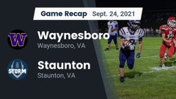 Recap: Waynesboro  vs. Staunton  2021