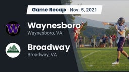 Recap: Waynesboro  vs. Broadway  2021