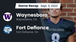 Recap: Waynesboro  vs. Fort Defiance  2022