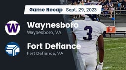 Recap: Waynesboro  vs. Fort Defiance  2023