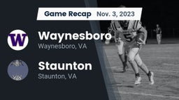Recap: Waynesboro  vs. Staunton  2023