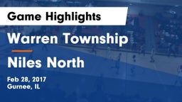 Warren Township  vs Niles North  Game Highlights - Feb 28, 2017