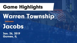 Warren Township  vs Jacobs  Game Highlights - Jan. 26, 2019