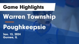 Warren Township  vs Poughkeepsie  Game Highlights - Jan. 13, 2024