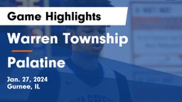 Warren Township  vs Palatine  Game Highlights - Jan. 27, 2024