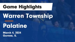 Warren Township  vs Palatine  Game Highlights - March 4, 2024