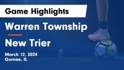 Warren Township  vs New Trier  Game Highlights - March 12, 2024