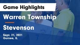 Warren Township  vs Stevenson  Game Highlights - Sept. 21, 2021