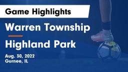 Warren Township  vs Highland Park  Game Highlights - Aug. 30, 2022