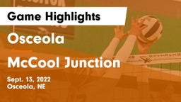 Osceola  vs McCool Junction  Game Highlights - Sept. 13, 2022