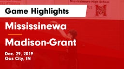 Mississinewa  vs Madison-Grant  Game Highlights - Dec. 29, 2019