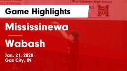 Mississinewa  vs Wabash  Game Highlights - Jan. 21, 2020