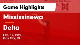 Mississinewa  vs Delta  Game Highlights - Feb. 10, 2020