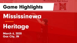 Mississinewa  vs Heritage  Game Highlights - March 6, 2020