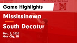 Mississinewa  vs South Decatur  Game Highlights - Dec. 5, 2020