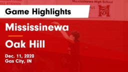 Mississinewa  vs Oak Hill  Game Highlights - Dec. 11, 2020