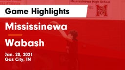 Mississinewa  vs Wabash  Game Highlights - Jan. 20, 2021