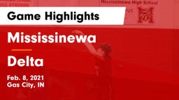 Mississinewa  vs Delta  Game Highlights - Feb. 8, 2021