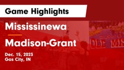 Mississinewa  vs Madison-Grant  Game Highlights - Dec. 15, 2023