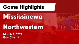 Mississinewa  vs Northwestern  Game Highlights - March 1, 2024