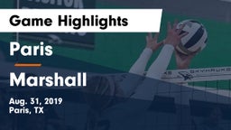 Paris  vs Marshall  Game Highlights - Aug. 31, 2019