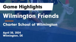 Wilmington Friends  vs Charter School of Wilmington Game Highlights - April 30, 2024