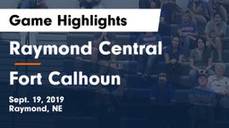 Raymond Central  vs Fort Calhoun Game Highlights - Sept. 19, 2019