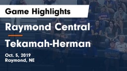 Raymond Central  vs Tekamah-Herman  Game Highlights - Oct. 5, 2019
