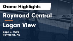 Raymond Central  vs Logan View  Game Highlights - Sept. 3, 2020