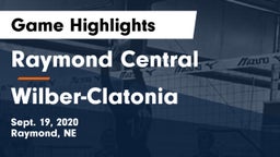 Raymond Central  vs Wilber-Clatonia  Game Highlights - Sept. 19, 2020