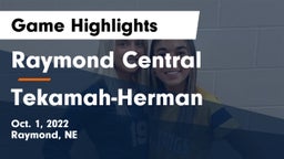 Raymond Central  vs Tekamah-Herman  Game Highlights - Oct. 1, 2022