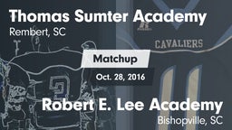 Matchup: Thomas Sumter vs. Robert E. Lee Academy 2016