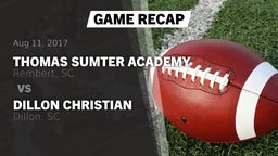 Recap: Thomas Sumter Academy vs. Dillon Christian  2017