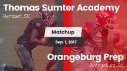 Matchup: Thomas Sumter vs. Orangeburg Prep  2017