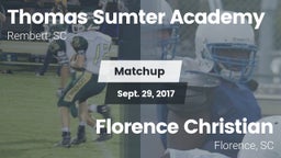 Matchup: Thomas Sumter vs. Florence Christian  2017