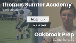 Matchup: Thomas Sumter vs. Oakbrook Prep  2017