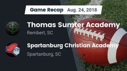 Recap: Thomas Sumter Academy vs. Spartanburg Christian Academy  2018